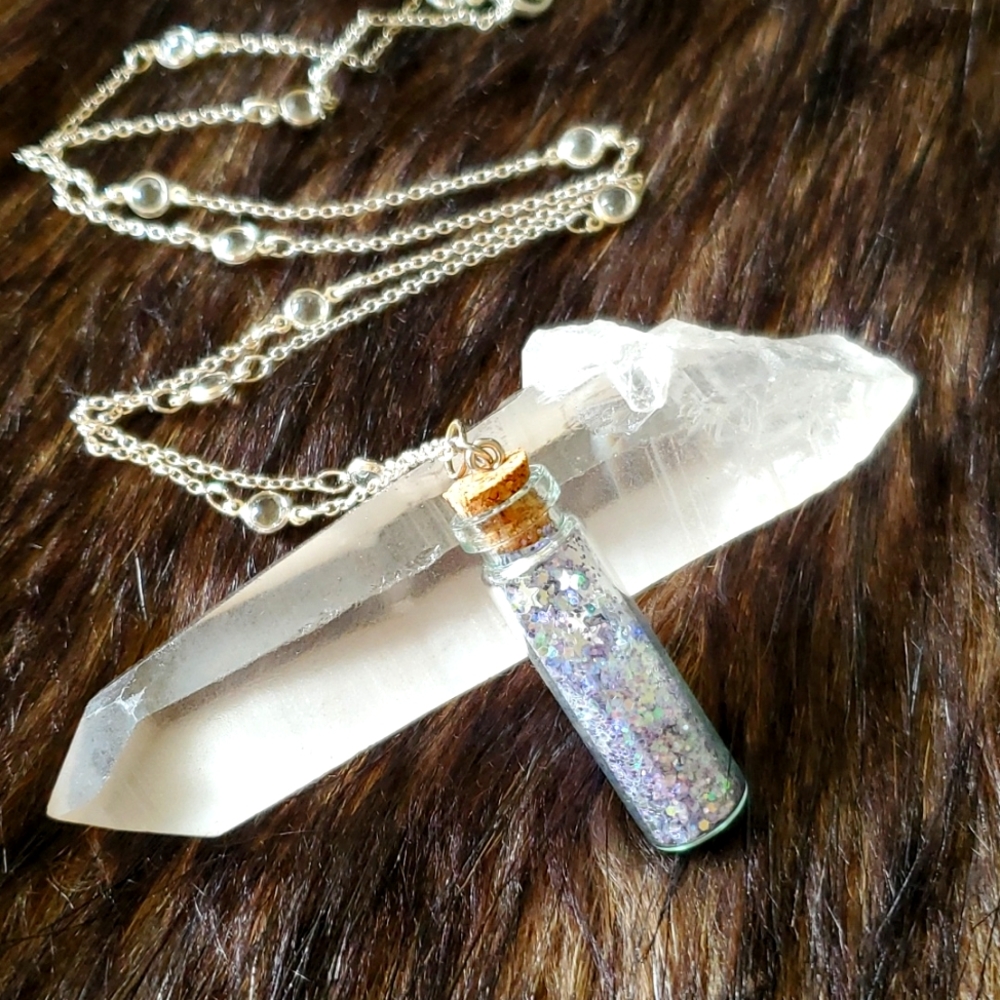 💐Handmade Fairy Necklace - 25" chain
